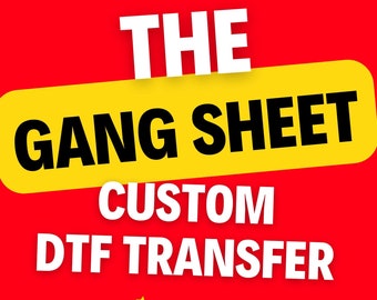 High Quality Dtf Gang Sheet, Gang Sheet Custom Dtf Transfers, Custom Print Heat Transfer, Wholesale Gang, Ready To Press, Bulk Heat Transfer