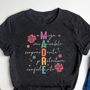Madre Sweatshirt, Madre Definition Shirts, Latina Mom Sweater, Mother's Day Gift, Latina Mama Dia De Las Madres Shirt, Spanish Mother Tee