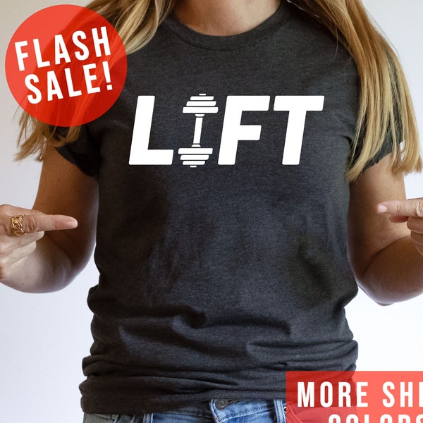 Lift Workout Lovers Trendy Unisex T-Shirt, Gym Life Outfit, Retro Fitness Outfit, Gym Lover Apparel,  Sports Lover Gift, Weight Lifting Gift