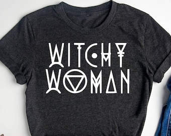 Witchy Woman Magical Halloween T-Shirt, Halloween Witch Shirt, Spooky Witch Shirt, Witch Please Shirt, Witchy Women Shirt, Wizard Shirt