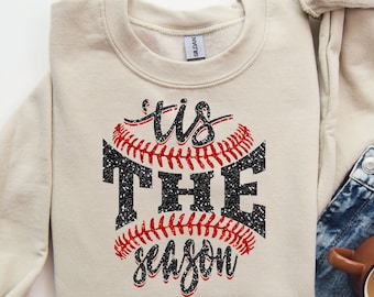 Tis The Season Baseball Shirt, Mom Baseball Shirts, Baseball Tis The Season T-Shirt, Mom Baseball Shirts, Gameday Baseball Shirts,Sports Mom