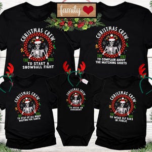 Most Likely To Christmas Shirts, Christmas Crew Group Sweatshirts, Family Matching Christmas Shirt, Funny Christmas Party Shirts