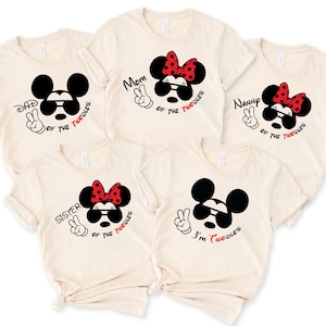 I’m Twodles Birthday Sweatshirt, 2nd Birthday Shirts For Boy And Girl, Disney Birthday Family Shirt,Mickey Minnie T-Shirt,Kids Birthday Gift