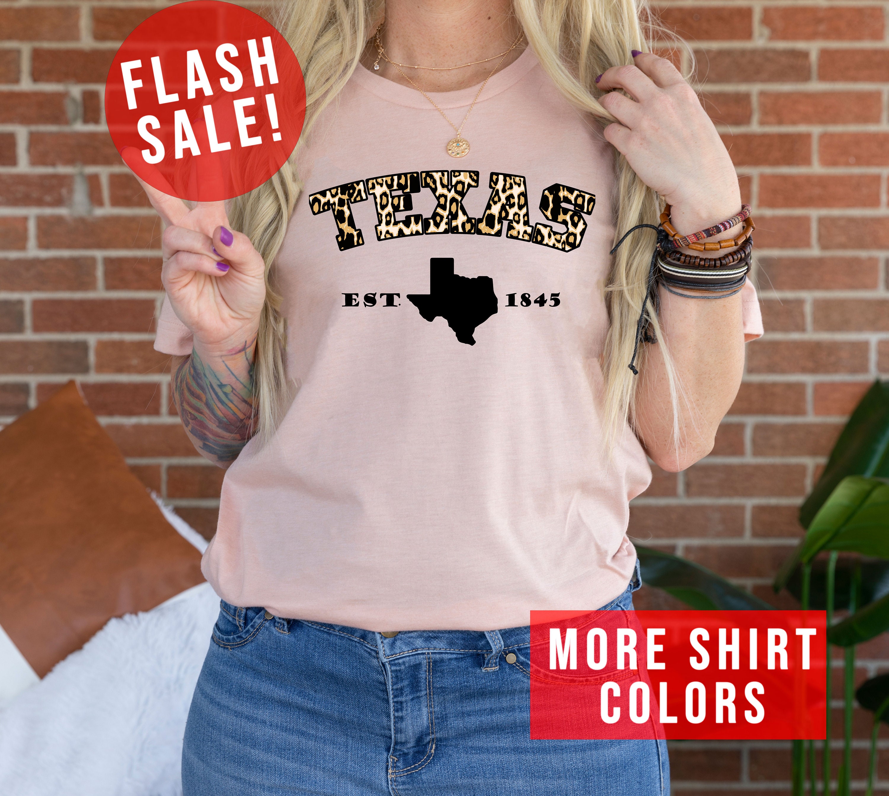 Texas Est 1845 T-shirt, Texas State Shirt, Texas Lovers