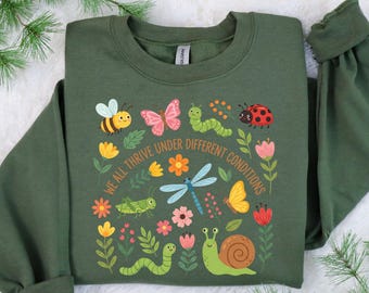 We All Thrive Under Thrice Conditions Shirt, Neurodiversity Shirt, Inclusion T-Shirt, Mental Health Awareness Shirt, Autism Acceptance Tee