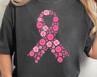 Breast Cancer Awareness Emoji Shirt, Breast Cancer Ribbon Sweater, Breast Cancer Fighter Shirt, Pink Ribbon Emoji Sweatshirt, Cancer Fighter