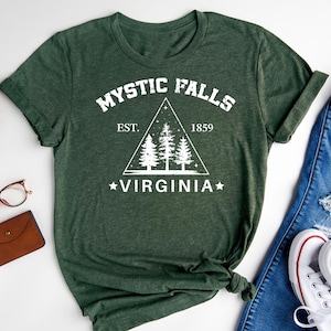 Mystic Falls Shirt, Vampir City Shirt, Vampir Fan Geschenk, Vampir Fan Geschenk, Vampir Fan Geschenk, Vampir Fan Geschenk