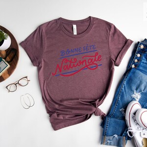 Bonne Fête Nationale T-Shirt, July 14th Tee, French Flag T-Shirt, Independence Day Shirt, Eiffel Tower T-Shirt, French National Day T-Shirt image 4
