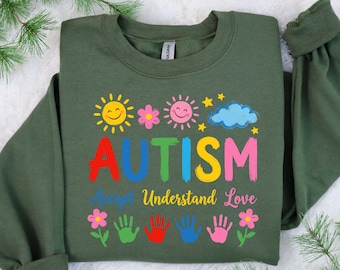 Autism Awareness Shirt, Inclusion T-Shirt, Autism Accept Understand Love Shirt, Autism Teacher T-Shirt,  Kindness Shirts, Autism Mama Tee
