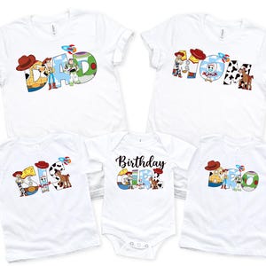 Matching Family Toy Birthday Party Shirts, Dad Toy Mom Toy Shirts, Toy Family Matching Shirts, Disney Family Shirts, Matching Birthday Shirt