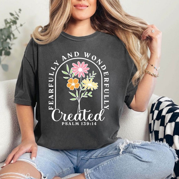 Fearfully and Wonderfully Created Floral Shirt Fearfully and Wonderfully Created Floral Shirt