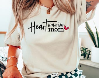 Heart Warrior moedershirt, CHD moedershirt, Heart Warrior moedertrui, shirt rood lint, shirt hartafwijking, sweater open hartoperatie