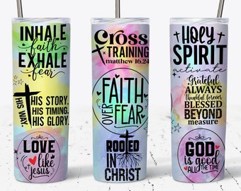 Christian Tumbler Wrap, Faith Tumbler Wrap, Bible Verse Affirmations PNG, Religious Tumbler Wrap, 20 OZ Skinny Tumbler Sublimation png, gift