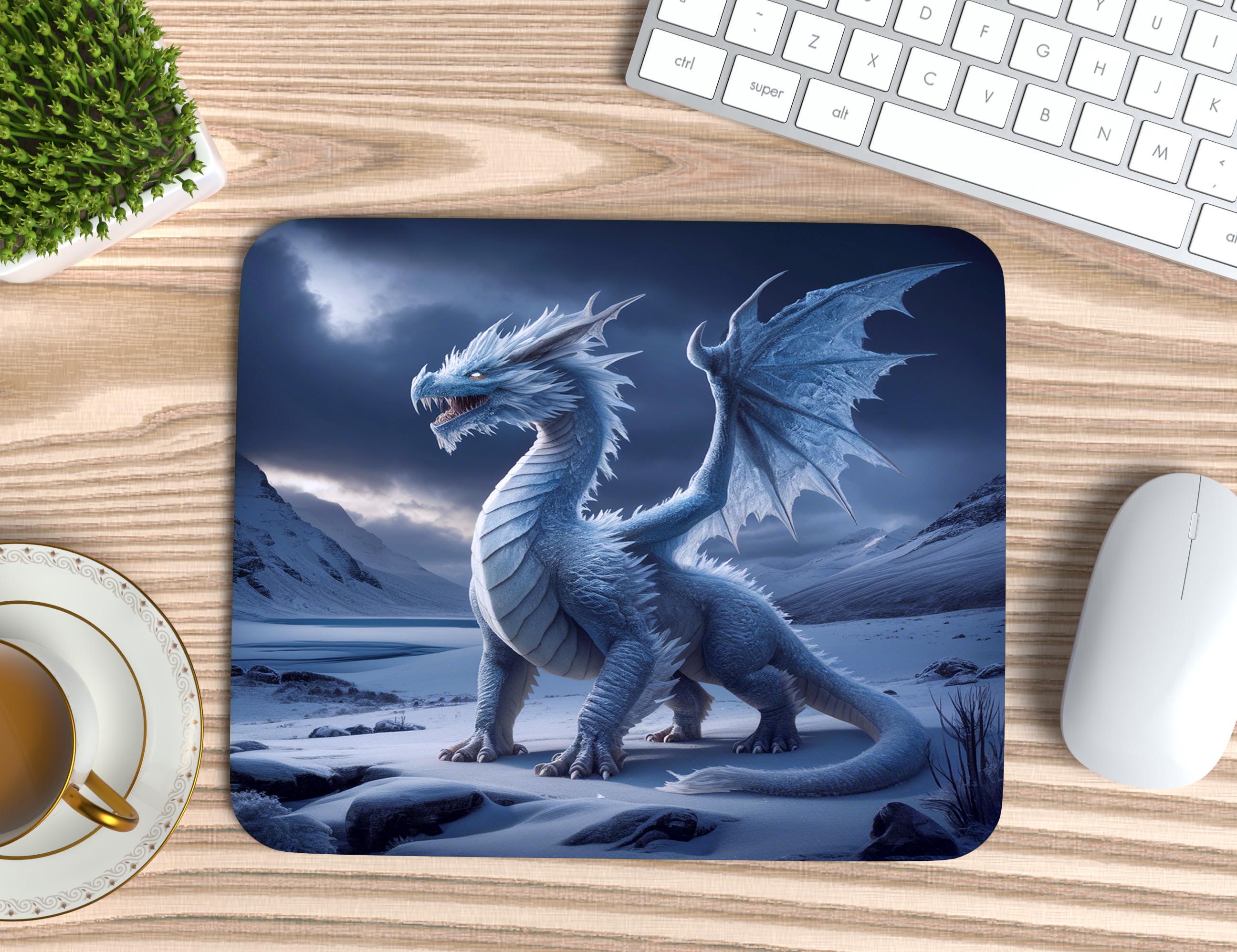 White ice dragon - Etsy México, image size:2592x1995