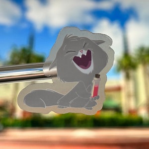 Yzma Kitty Waterproof Vinyl Sticker - Emperor&#39;s New Groove