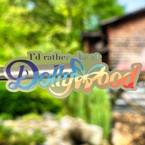 Rather be at Dollywood Sticker | Dolly Parton Planner Sticker | Dollywood Waterproof Sticker Vinyl Decal