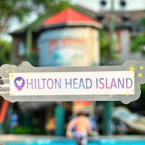 GPS-Standort-Aufkleber | HHI DVC Drop Pin Planner Aufkleber | Disney Urlaub Club Wasserdichte Aufkleber Vinyl Aufkleber