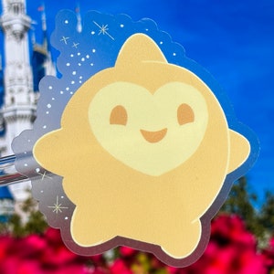 Wunschstern-Laptop-Aufkleber | Disney Wunsch Journal Aufkleber | Asha und Stern wasserdichter Aufkleber Vinyl Aufkleber