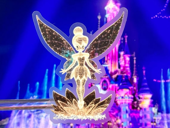 Tinker Bell Lights Waterproof Vinyl Sticker: Disneyland Paris
