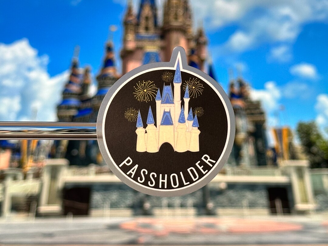 Disney Passholder Laptop Sticker Cinderella Castle Planner Sticker WDW ...