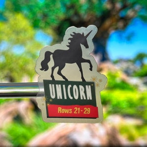 Dierenrijk Laptop Sticker | DAK Eenhoorn Parking Planner Sticker | Disney World waterdichte sticker vinyl sticker