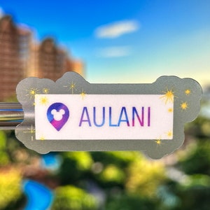 Aulani GPS Standort Tag Aufkleber | Aulani DVC Drop Pin Planner Sticker | Disney Urlaub Club Wasserdichte Aufkleber Vinyl Aufkleber