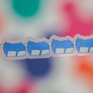 Disney World People Mover Laptop Sticker | Peoplemover Planner Sticker | WDW People Mover Waterproof Sticker Vinyl Decal