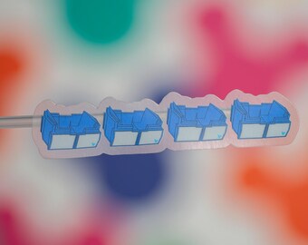 Disney World People Mover Laptop Sticker | Peoplemover Planner Sticker | WDW People Mover Waterproof Sticker Vinyl Decal