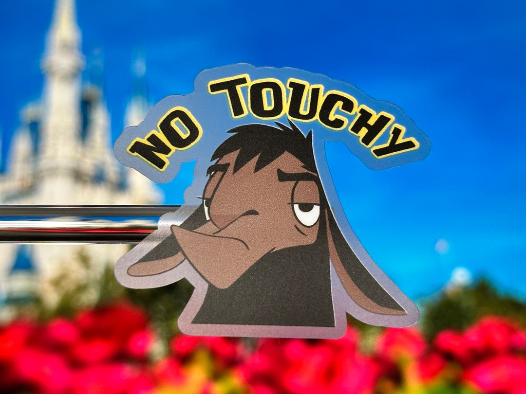 Kuzco No Touchy Vinyl Sticker - Emperor's New Groove Waterproof Decal ...