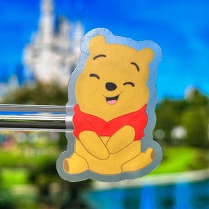 Lindo y pequeño Winnie the Pooh pegatina portátil / Pooh Bear Planner pegatina impermeable pegatina vinilo calcomanía