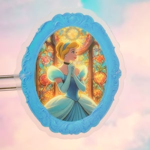 Cinderella Portrait Laptop Sticker | Cinderella Planner Sticker | Disney Princess Waterproof Sticker Vinyl Decal