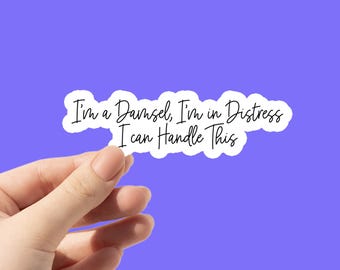 Damsel in Distress Megara Sticker: Hercules Laptop Decal