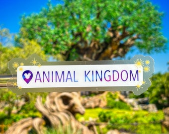 Animal Kingdom GPS Location Tag Laptop Sticker | Animal Kingdom Insta Location Planner Sticker | Disney World Waterproof Sticker Vinyl Decal