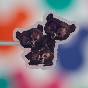 Brave Brother Bears Laptop Aufkleber | Disney Brave Planer Aufkleber | Disney Brave Bears wasserfester Aufkleber Vinyl-Aufkleber
