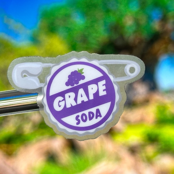 Grape Soda Laptop Sticker | Carl and Ellie Grape Soda Planner Sticker | Disney Up Waterproof Sticker Vinyl Decal