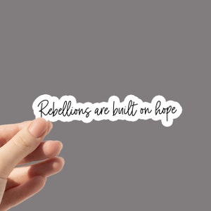 Rebellions Are Built on Hope Laptop Sticker | Rogue One Kindle Sticker | Disney Star Wars Minimalist Vinyl Decal Waterproof Sticker