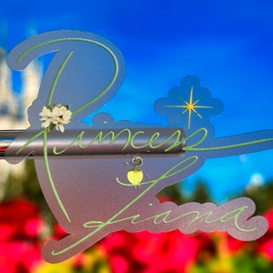 Princess Tiana Autograph Laptop Sticker | Disney Princess Planner Sticker | Princess and the Frog Waterproof Sticker Vinyl Decal