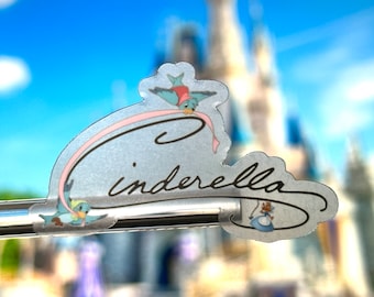 Cinderella Autograph Sticker | Disney Princess Cinderella Waterproof Sticker Vinyl Decal