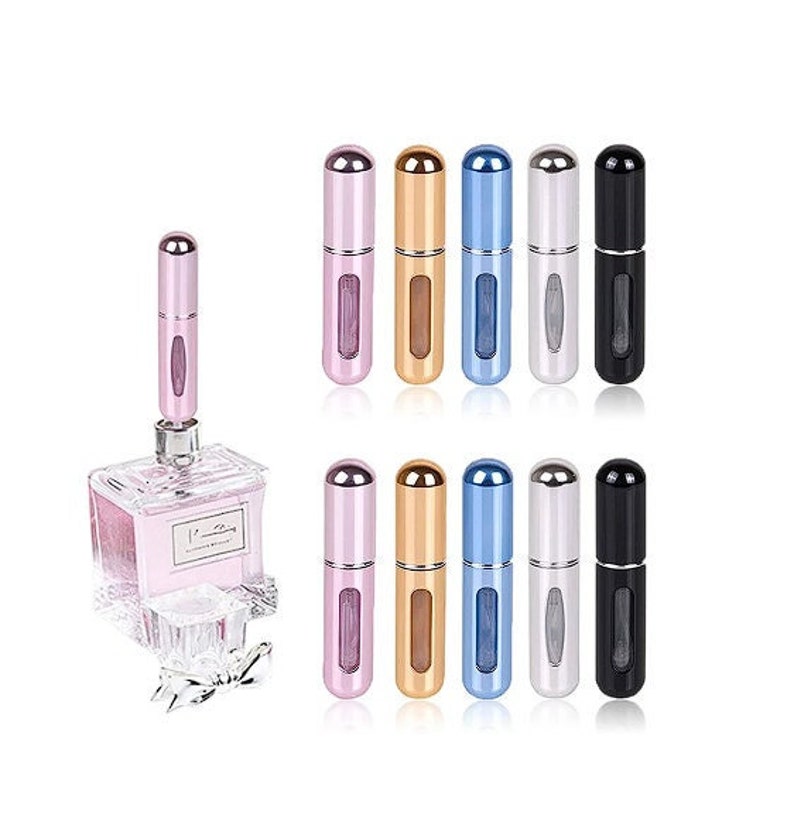 Practical pocket atomizer with a simple filling system for on the go and traveling image 1