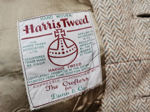 Vintage Harris Tweed, 1970s Jacket by Dunn & Co. … - image 10