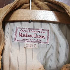 Veste en peau de chèvre Marlboro des années 1980, veste en cuir vintage, cuir de peau de chèvre souple, excellent état vintage, style italien, superbe qualité.