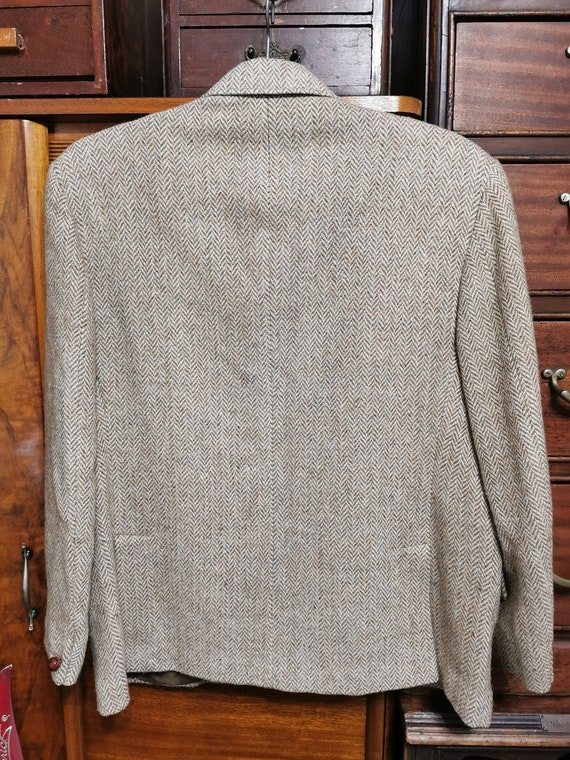 Vintage Harris Tweed, 1970s Jacket by Dunn & Co. … - image 6