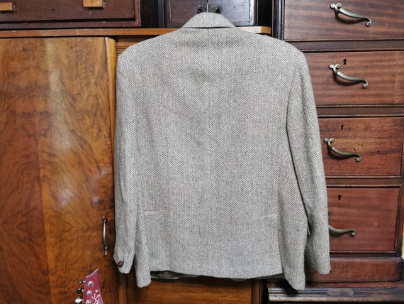 Vintage Harris Tweed, 1970s Jacket by Dunn & Co. … - image 9