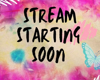 Animated Twitch/Youtube Stream Screens, Stream Overlay, Starting Soon, Twitch Streamer, Animated Stream Package