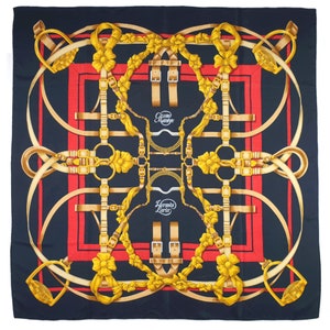Hermes Scarf &quot;Grand Manege&quot; by Henri d&#39;Origny 90cm Silk | Hermes Carre
