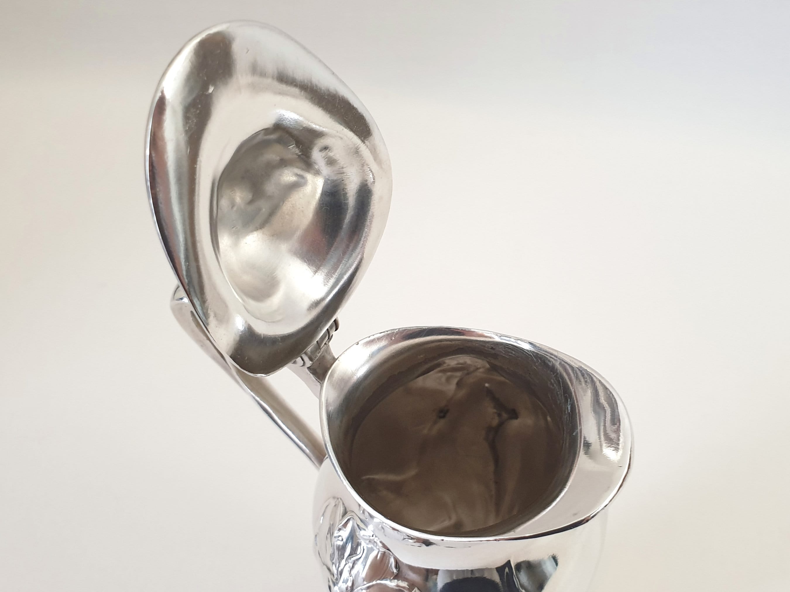 Rare WMF Art Nouveau Silver Plated Pitcher With Lady and Floral Pattern ...