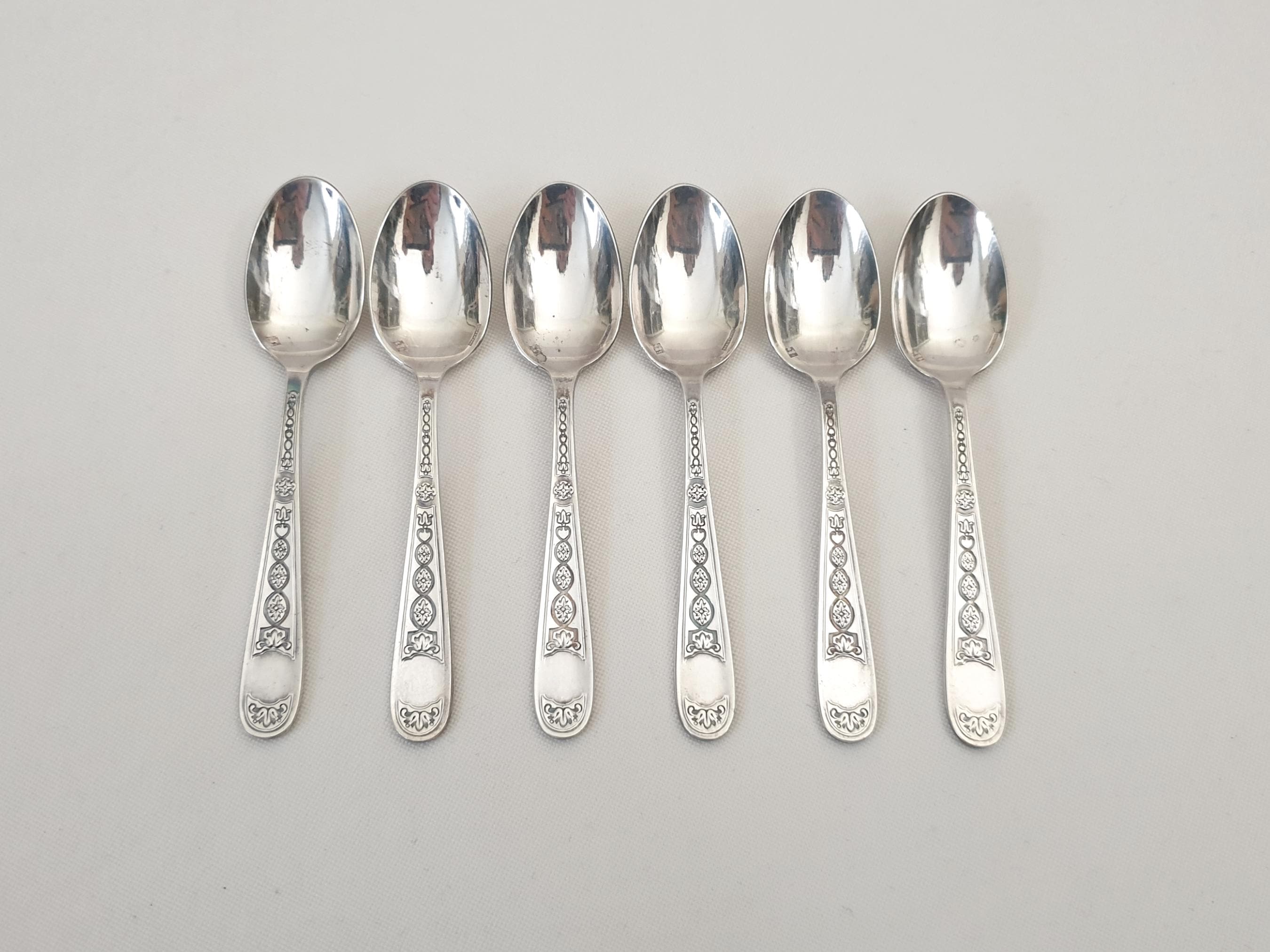 Couverts De Baptême Christofle Argent Plaqué - Cuillère, Fourchette, Petite Cuillère