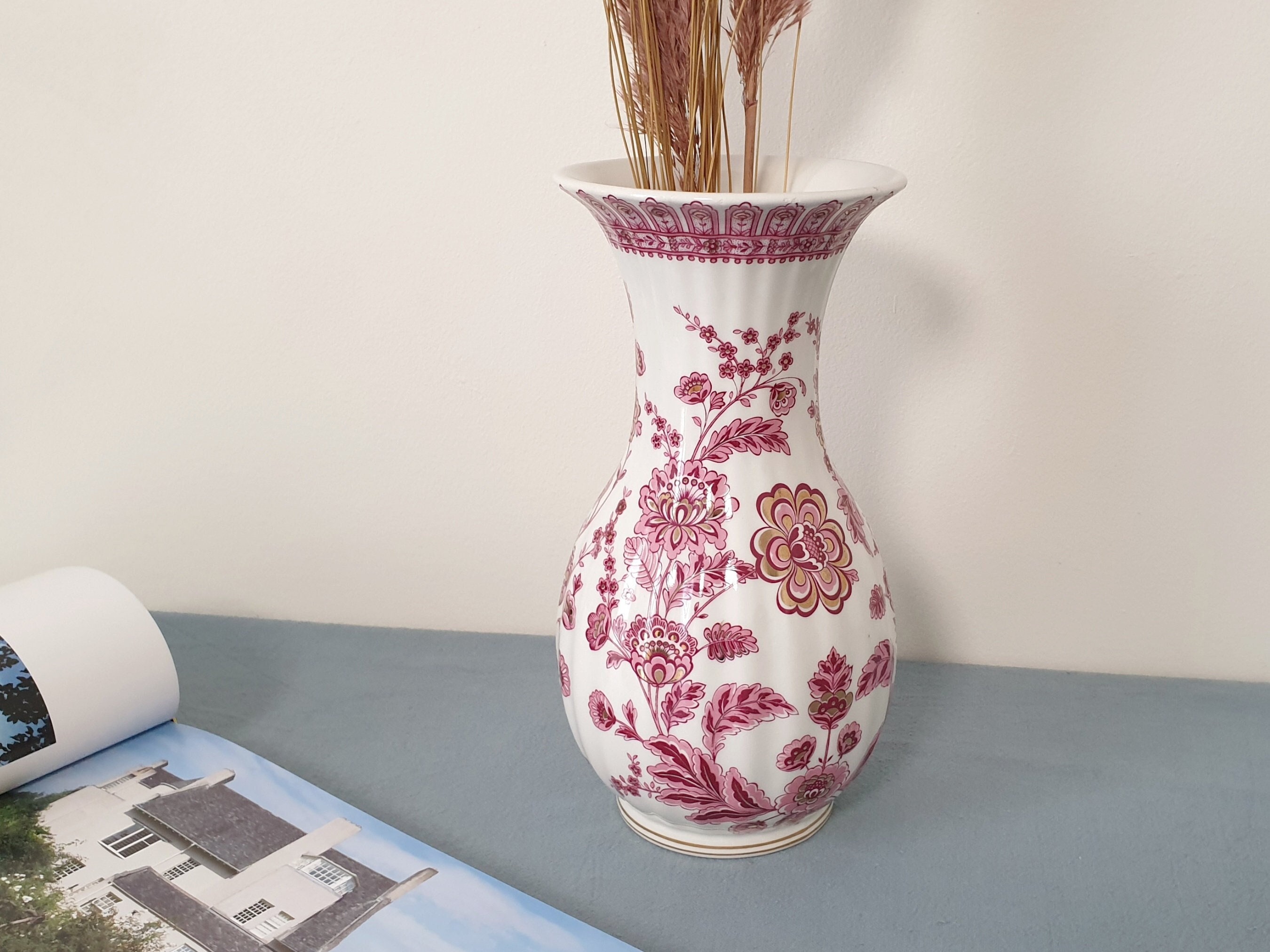 ビンテージ 花瓶 FG Ceramiche Artistichi Italy FG Ceramiche Artistiche Vase, Chineserie Made in Italy - Italian
