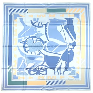 Hermes Scarf &quot;Puzzle II&quot; by Joachim Metz 90cm Silk | Hermes Carre