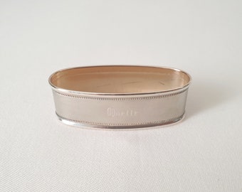 アンティーク/ヴィンテージ ナプキングリング スターリングシルバー